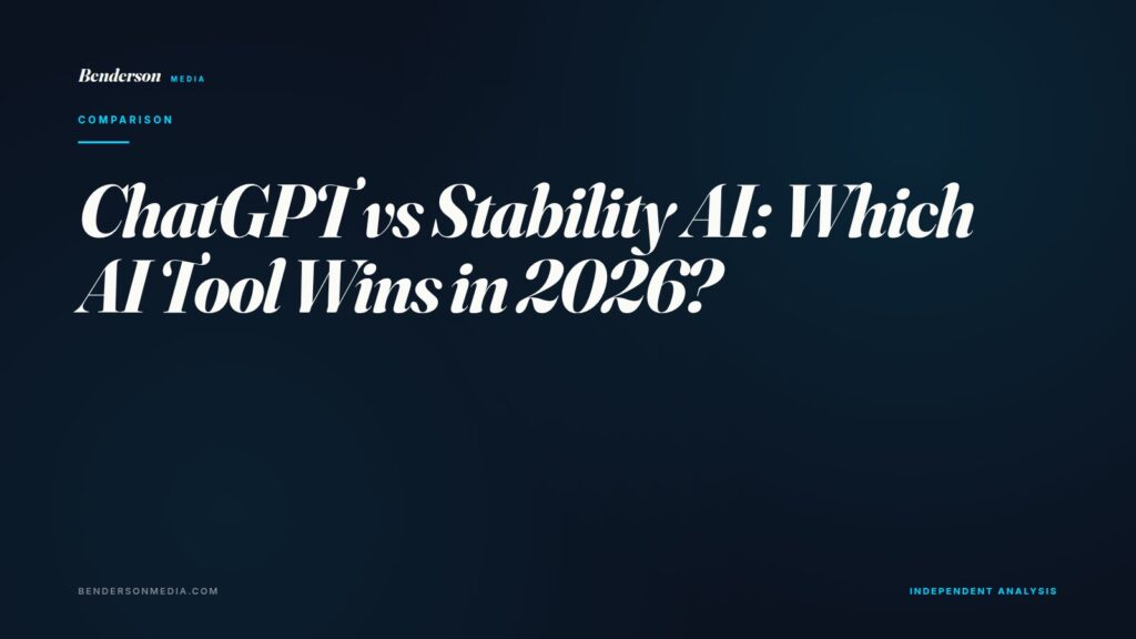 ChatGPT vs Stability AI: Which AI Tool Wins in 2026?