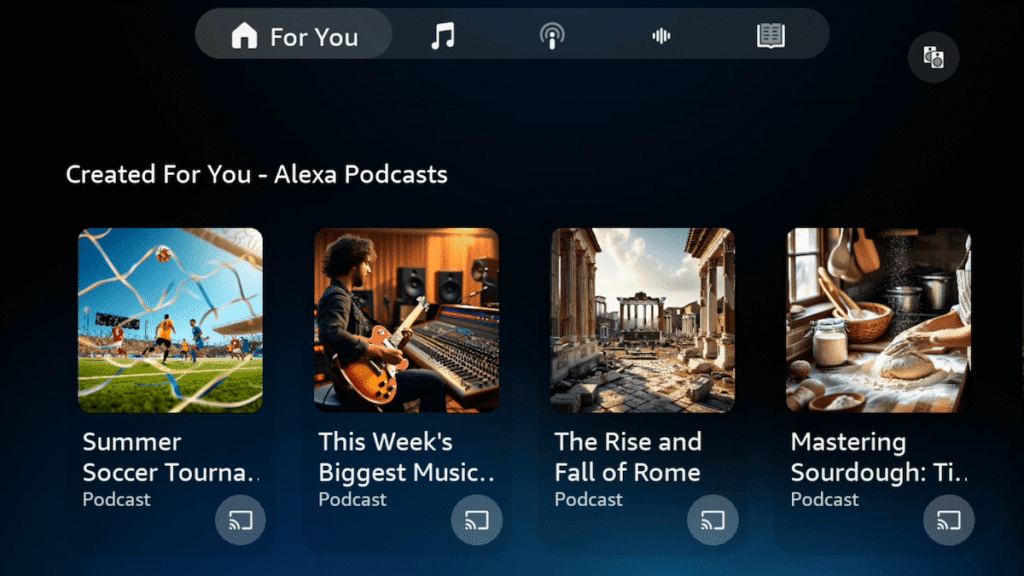 Amazon Alexa+ Now Generates Full Podcast Episodes