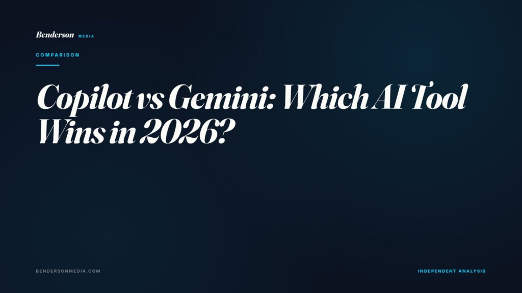 Copilot vs Gemini: Which AI Tool Wins in 2026?