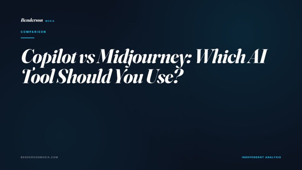 Copilot vs Midjourney: Which AI Tool Should You Use?